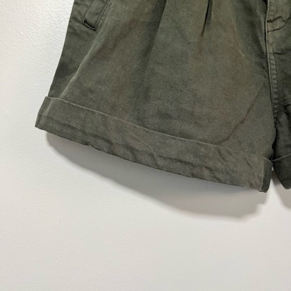 The Kooples Olive Green High-Waisted Shorts – Size 1 (XS/S) - Picture 8 of 16